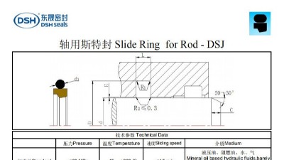 新版軸用斯特封密封圈規(guī)格尺寸表